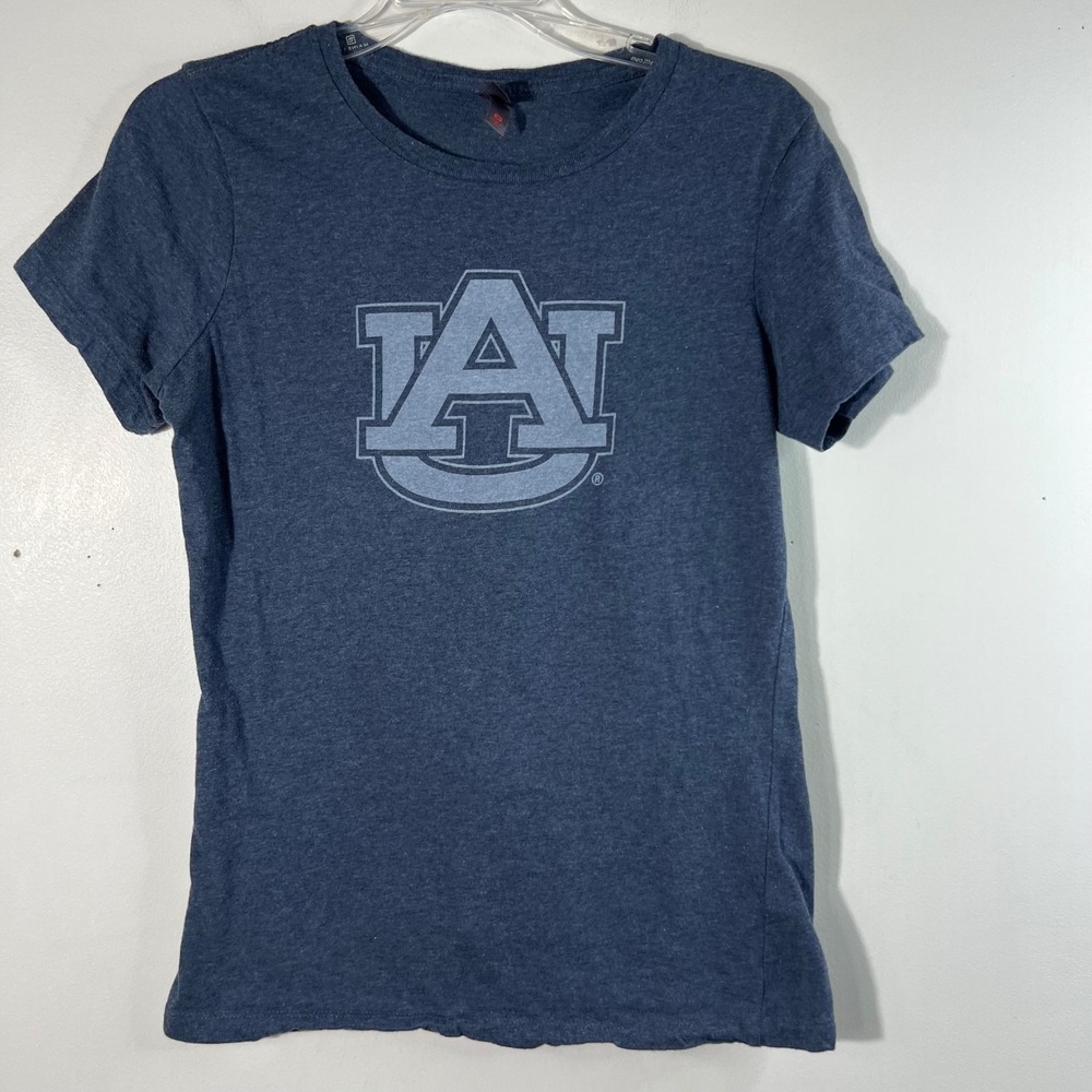 Womens Auburn Tee shirt Blue M District Made Short Sleeve